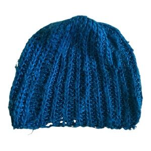Blue Knit Beanie